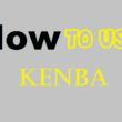 How to use kenba