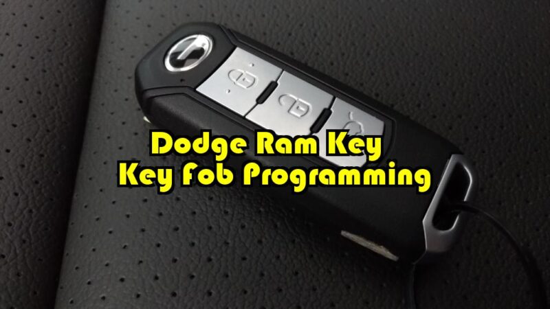 dodge ram key fob programming