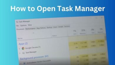 How to Open Task Manager